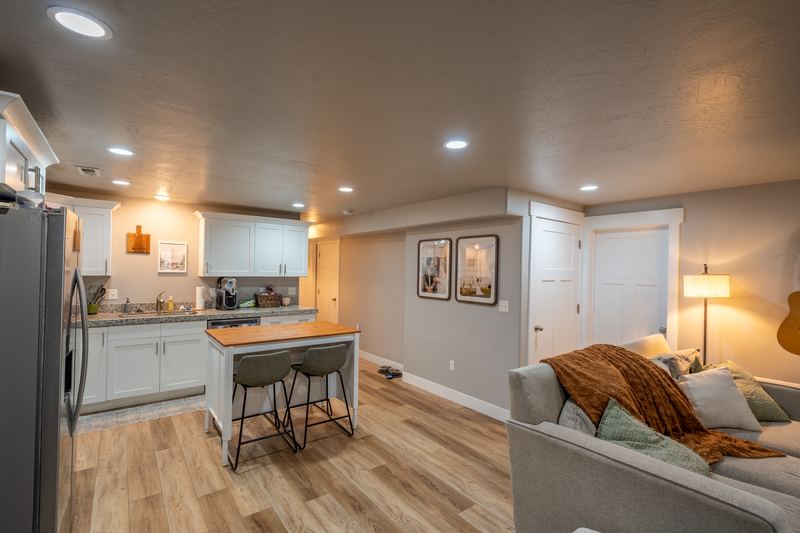 217 N 590 E ADU — kitchen and living area