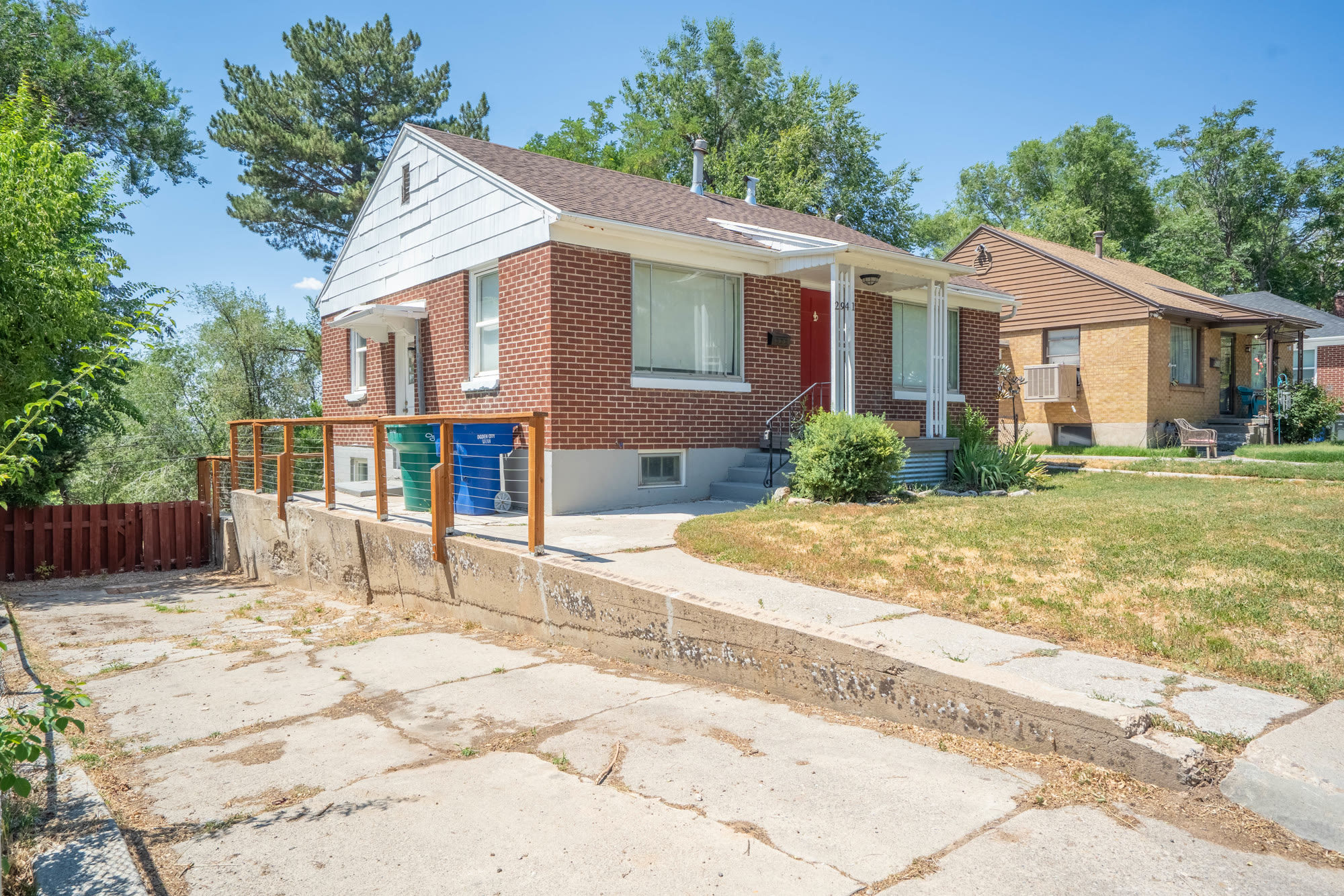 Rear exterior and patio