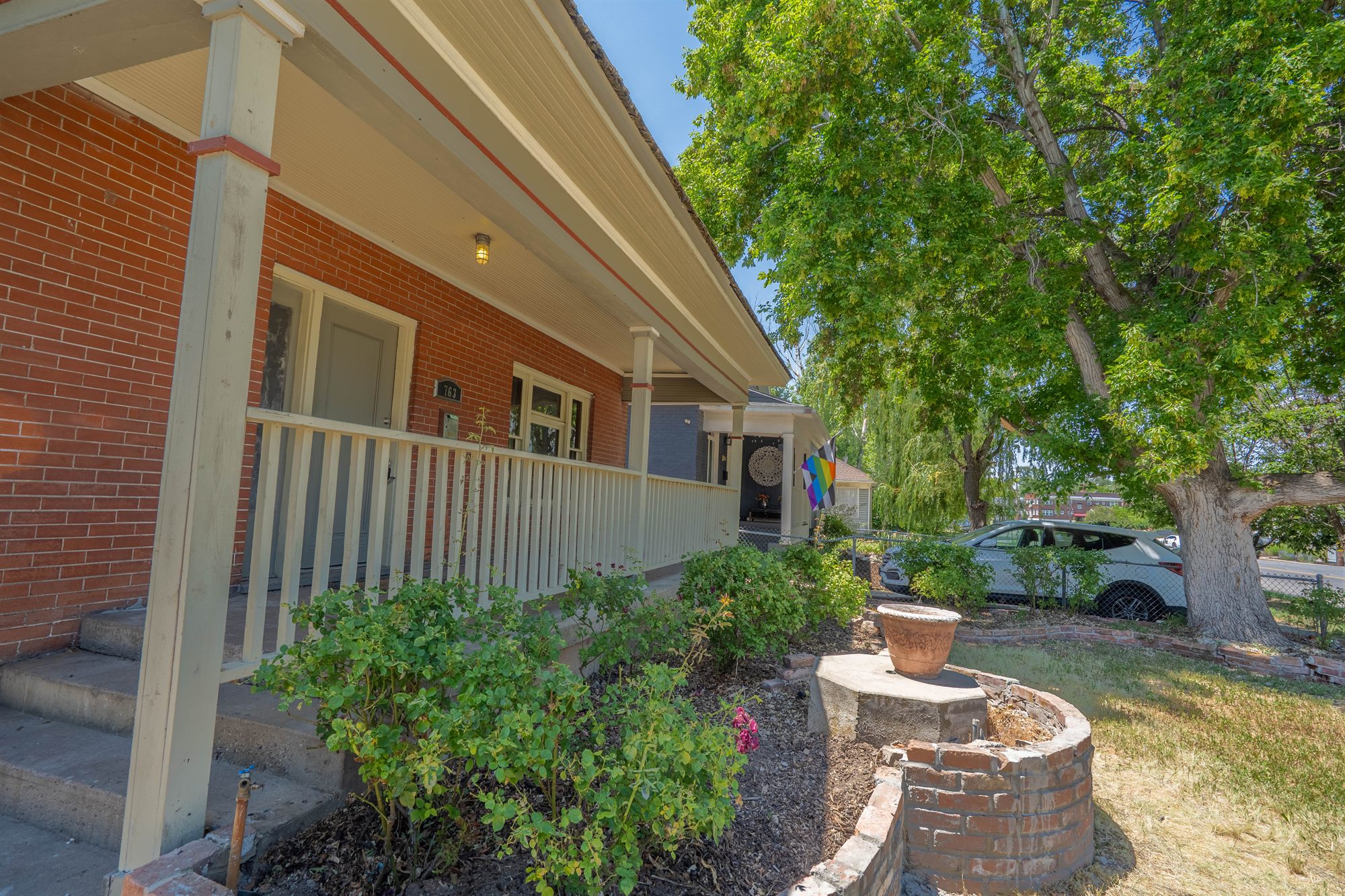 Covered front porch