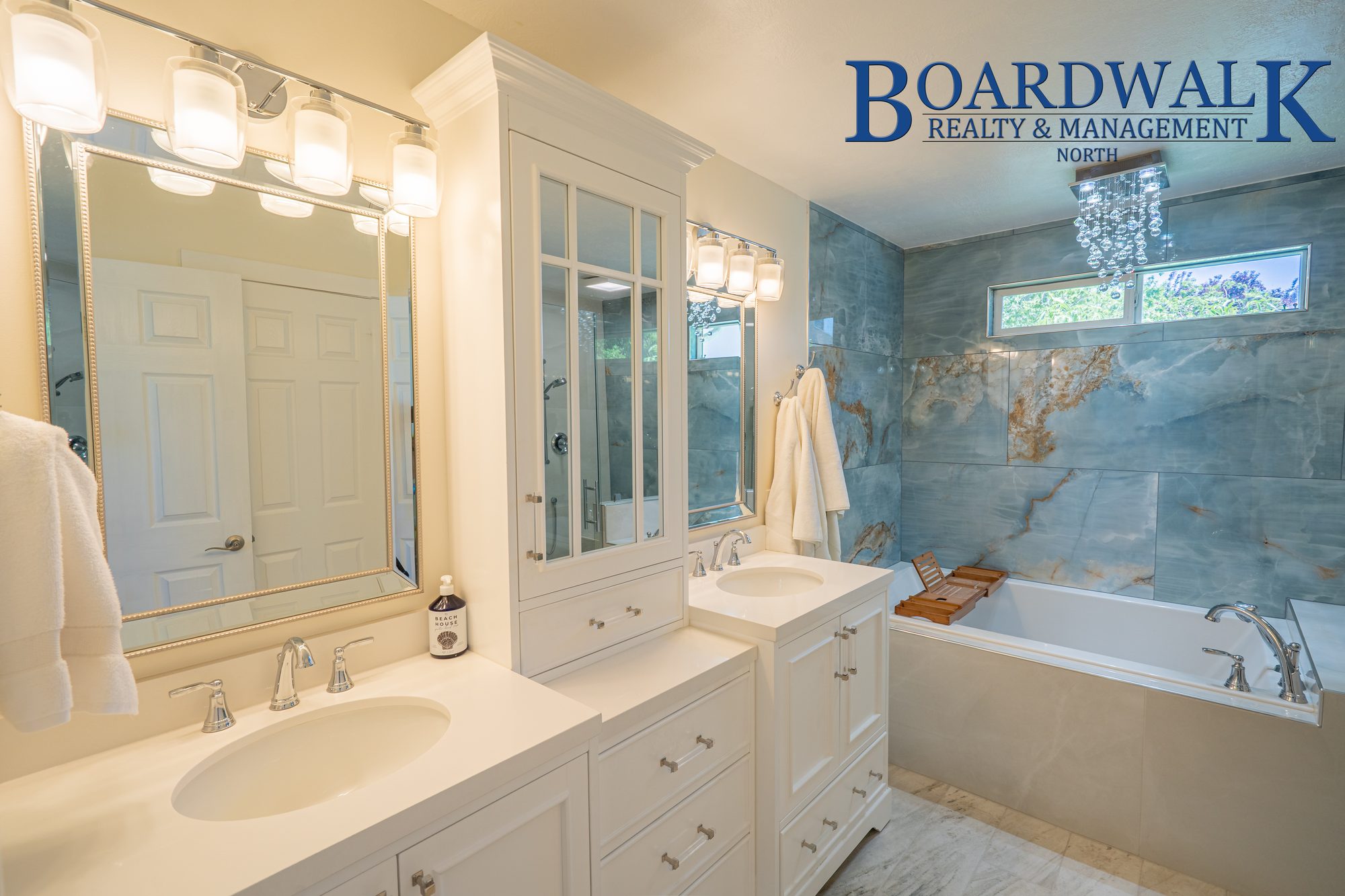 The master bath